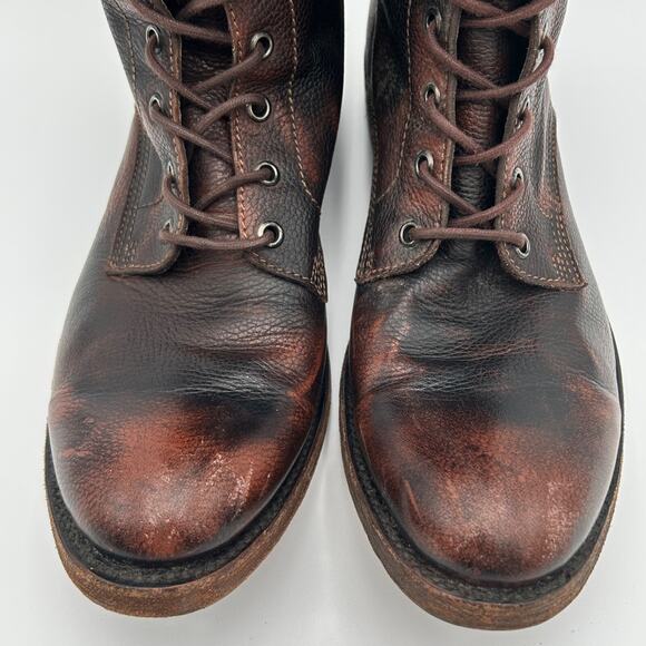 Liberty Boot Handmade Men\'s Brown Leather Lace Up Boots Size 9 main image 12